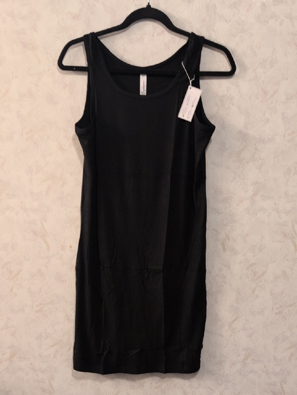 Classic Black Midi Tank Dress - Sleek Everyday Style
